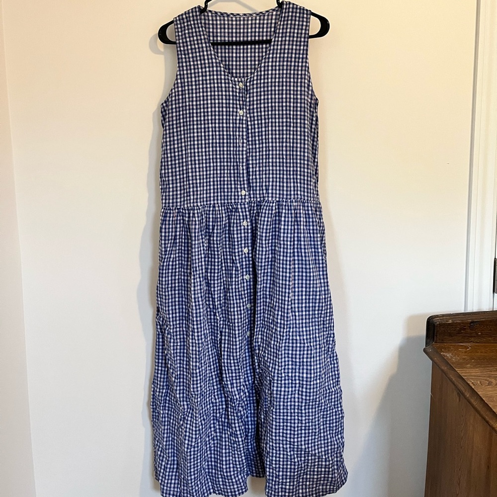 Plaid prairie dress